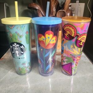 Starbucks Colorful Tumbler Set